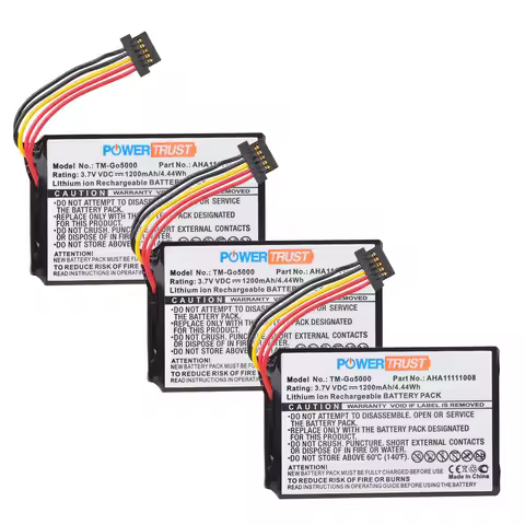 AHA11111008 Battery for TomTom GO 5100, VF6P, VFAD, 4FL50, GO 6100, PRO TRUCK 5250, Pro 5250, Go 620