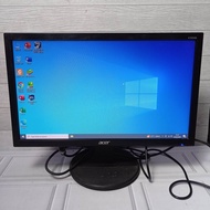 LCD monitor wide komputer / cctv 19 inch mulus second