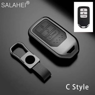 Zinc Alloy Cover Remote Key Case For Honda Accord EX EXL Civic Crv Crz Hrv Pilot Ridgeline 2016 2017