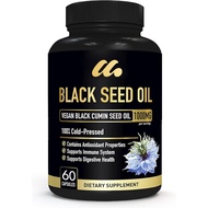 Black Seed Oil Supplement - Premium Cold Pressed Blackseed Cumin Oil Sourced from Nigella Sativa See