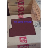 KERAMIK LANTAI 30X30 MAROON MARUN MERAH CORSICA MAROON ASIA TILE