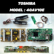 🔥USED🔥 ORIGINAL TOSHIBA 40AV10E POWER BOARD KPS+L200C3 MAIN BOARD T-CON BOARD SPEAKER SET READY STOC