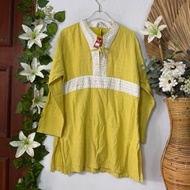 Yellow Muslim Blouse