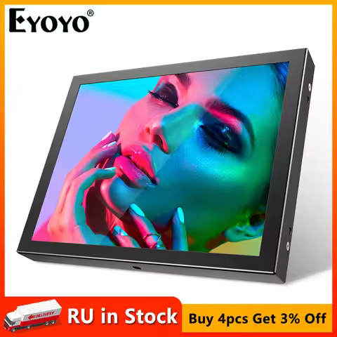 Eyoyo 5"/7"/8" Mini Portable LED Screen Panel Display With VGA/AV/HDMI Video Input For CCTV Security