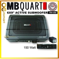 MB Quart 6" X 9" Active Subwoofer FW1-69A Underseat Woofer Under Seat Active Sub With Remote Control