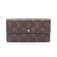 【二手】LOUIS VUITTONPortefeuille Sarah 雙折長款皮夾 M61734 皮革 Portefeuille Sarah 女士二手 A