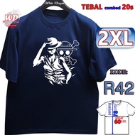 2XL T-SHIRT D LUFFYmonkey JUMBO SIZEBIG CODE R42