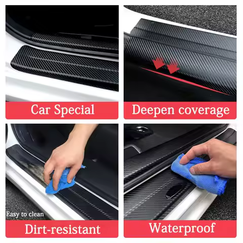 Car Rear Bumper Trunk Guard Protected Stickers decoration for Hyundai tucson nx4 2005- 2022 Car stic