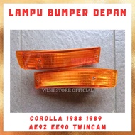 [PCS] Signal Light Signal Sign Bumper Bumper Lamp Toyota Corolla 1988 1989 AE92 EE90 TWINCAM TYC