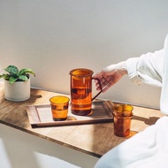 KINTO CAST AMBER琥珀色耐熱玻璃水瓶 750ml / 1.2L