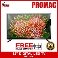 Fast send Promac LED-H3231M HD Ready  BASIC LED TV 32inches  Promac LED 32 inch TV with free bracket