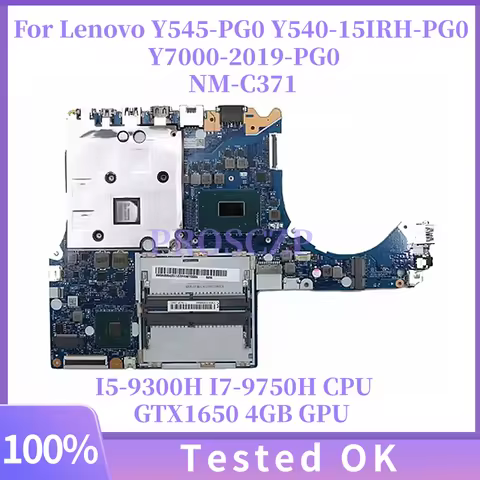 FY521 FY522 NM-C371 For Lenovo Y545-PG0 Y540-15IRH-PG0 Y7000-2019-PG0 Laptop Motherboard 5B20S42501 