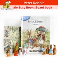 (In Stock) พร้อมส่ง *ลิขสิทธิ์แท้ Original* หนังสือบอร์ดบุ๊คพร้อมโมเดล 10 ตัว The World of Beatrix Potter / Peter Rabbit My Busy Books