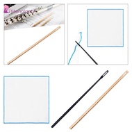 [Menolana] Flute Cleaning Stick Flute Accessories Lightweight Practical Woodwind Tool Flute Sweeping