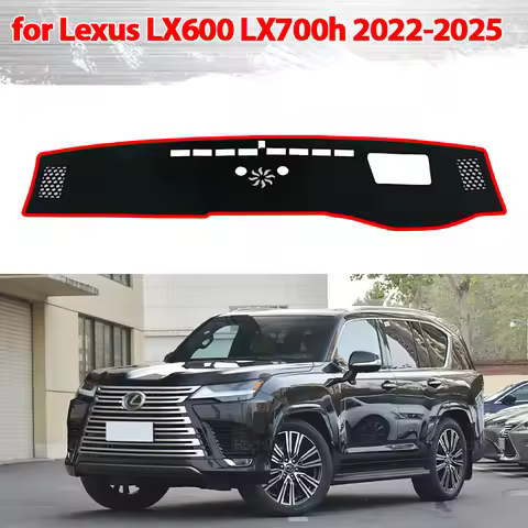 For Lexus LX600 LX700h 2022 2023 2024 2025 Car Dashboard Cover Avoid Light Pad Sun Shade Anti-UV Car