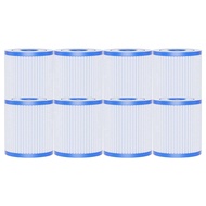 8 Pack Pool Filter H for 29007E Type H Pool Filter  330 GPH Filter Pump Above Ground Pool Filters