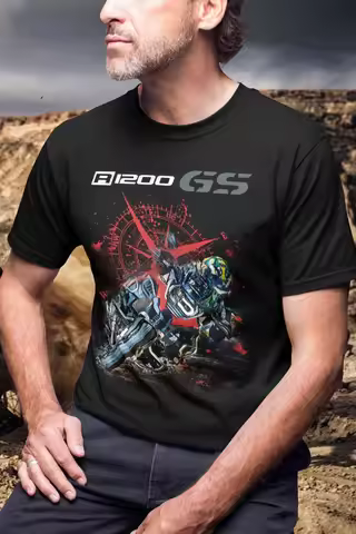 334@EY B.MW R 1200 GS T Shirt The Perfect Biker Gift For Adventure Rider Fan Top For B.MW Owners Hus