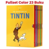 The Adventures of Tintin English Comic Book Full Set Yellow 23 Books - Imported English Tintin Comic