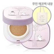 韓國✈預購  CODE x MOOMIN  嚕嚕米聯名系列 之 玫瑰棉花糖舒芙蕾氣墊粉餅+補充包