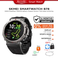 SKMEI B78 Smart Watch Man 6 SatelliteGPS Swimming 60Hz AMOLED 500mAh  5ATM Bluetooth Call Fitness Tr