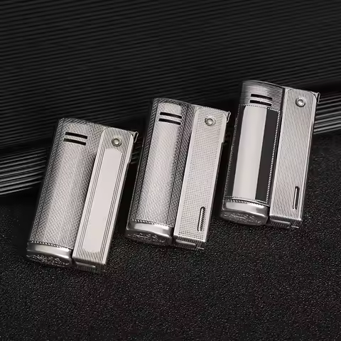 IMCO 6800 Silver Lighter, Authentic Austrian Brand, Metal Windproof Refillable Lighter Wholesale