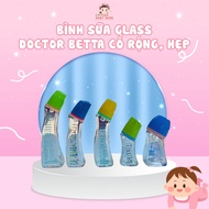 Glass Doctor Betta milk bottles with wide and narrow neck for newborn babies, good anti-choking and 