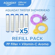 [AQUADAY] Twister Showerhead PP Filter & VC Aroma Capsule Refill