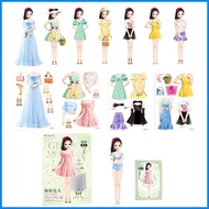 Sticker Dress up Book for Girls Sticker Activity Book for Kids Educational Pretend Play Activity Toy