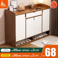 Shoe Cabinet Shoes Rack Almari Kasut Bertutup Rak Kasut Large Capacity Storage Kabinet Kasut Multi-L