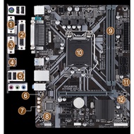 Motherboard H310 GIGABYTE H310M DS2 Socket 1151 Support Gen8 & Gen9 2ND normal condition