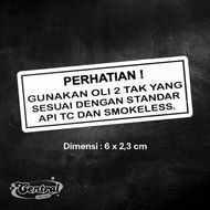 Ninja S SS R RR 2t 2stroke Side Oil Attention Detail Striping Label Decal Sticker