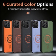 For Honor X6c Case for Honor X6c Cover for Honor X6c Phone Cases Back Cover Magnetic Shockproof Hard