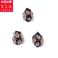Position Black Face Sieve White Dice Luminous English Color Toy Supplies20251214