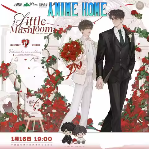 Anime Mushroom Wrong But Still Right LuFeng AnZhe Baji Badge Card Laser Ticket Shikishi Acrylic Stan