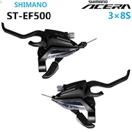 SHIMANO ACERA ALTUS EF500 3x7V 3x8S Groupset- EZ FIRE PLUS Shift เบรคคันโยก 2 นิ้วขนาด 3x7 ความเร็วช