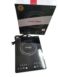 LUCKY FLAME เตาแม่เหล็กไฟฟ้าตั้งโต๊ะ รุ่น TS-T202P (M)(สีดำ) แถม หม้อสเตนเลส