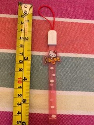 絕版中古1999年 Sanrio Hello Kitty 膠 手機電話繩