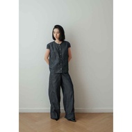 [LESFORORE] Aileen Set Top Pants - Barrel Pants Highwaist Barrel Pants