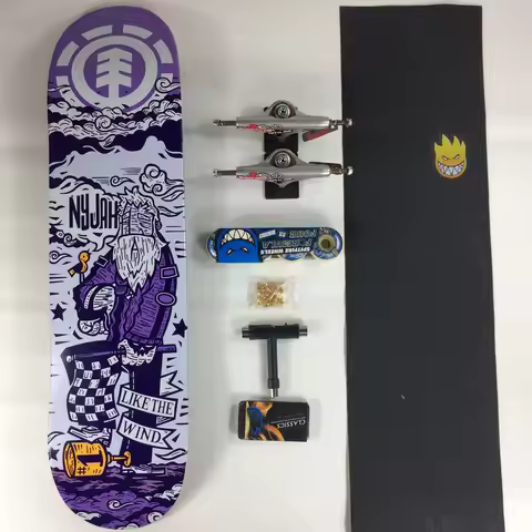 Skateboard Complete Set 100% Canada Maple Double Rocker7.75/8.0/8.125/8.25/8.3/8.5 Inch Size Pro Ska