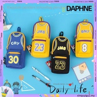 DAPHNE-HOME Pen Storage Bag, Boy Student Stationery Pencil , Pro fessional Waterproof Basketball Dou