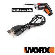 Worx USB Chager Cable for Worx WX252