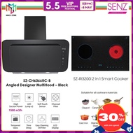 Senz SZ-CH3288AC STELLA L Shape Design Heat Pro intelClean Cooker Hood 1700 m3/h SZCH3288AC + SZRI32