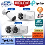 Tp-Link Tapo C420 / C420S1 / C420S2  Battery Cam Smart Wire-Free Security 1/2 Camera System, 180 day
