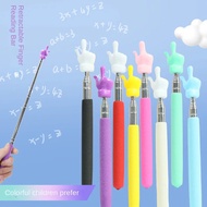 Retractable Teacher Pointer Finger Design StainlessSteel Telescopic School Teaching Pointer Stick Te