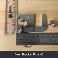 H5 Leaf Square Pipe Bracket 5CM Square Pipe Bracket Square Pipe Support