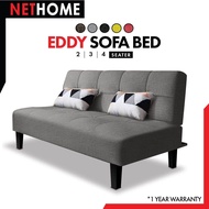 ⚡️FREE SHIPPING⚡️NETHOME : EDDY Durable 2 Seater or 3 Seater or 4 Seater Foldable Sofa Bed Design/Sofa/Sofabed