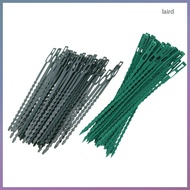 300 Pcs Garden Nylon Ties Flexible Plants Gardening Straps 17.00X0.50X0.50CM Green PP laird