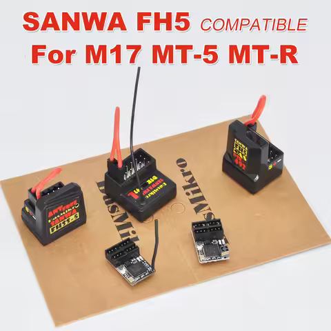 Sanwa FH5 4 Channels Compatible Higt Speed Standard Mini FHSS-5 Receiver For RC Car Racing Drift Car