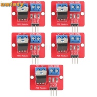UMISTY 5Pcs MOSFET Driver, IRF520 Output 0‑24V Driver, Output Driving PWM Output 3.3V/5V PWM Driver 