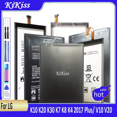 Battery BL-46G1F For LG K10 K20 K30 K7 K8 K4 2017 Plus/ V10 V20 V30 V40 V50 ThinQ/Q6 Q8 Q10 BL-45F1F